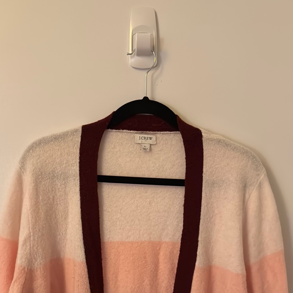 Colorblock Open Front Cardigan - Picture 2 of 3